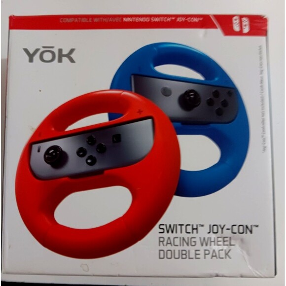 YŌK Nintendo Switch Joy-Con Racing Wheel Double Pack In Box - Picture 6 of 10